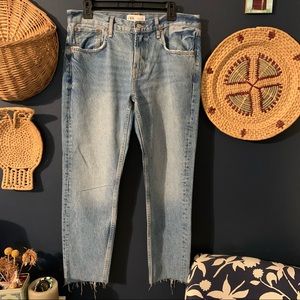 Zara The Cigarette jeans in Sunset Blue